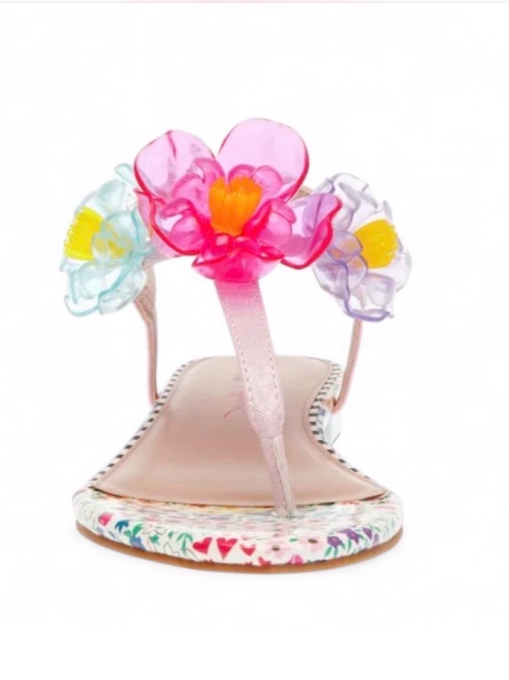 NWOT Betsey Johnson Havanah Jelly T-Strap Sandals Sz 8.5